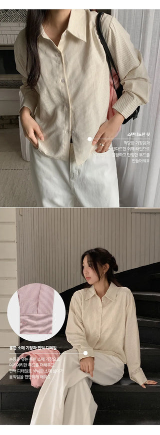 Frey Stripe Long Sleeve Shirt