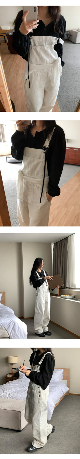 Hetren Frill Collar Neck Button Ribbon String Blouse