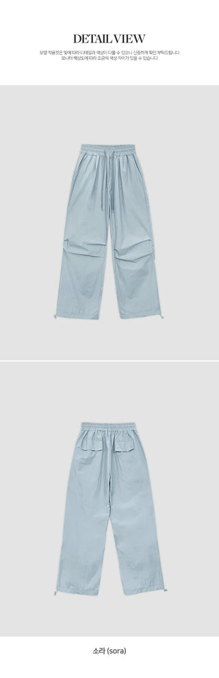 Idof Banding Parachute String Two Way Wide Pants
