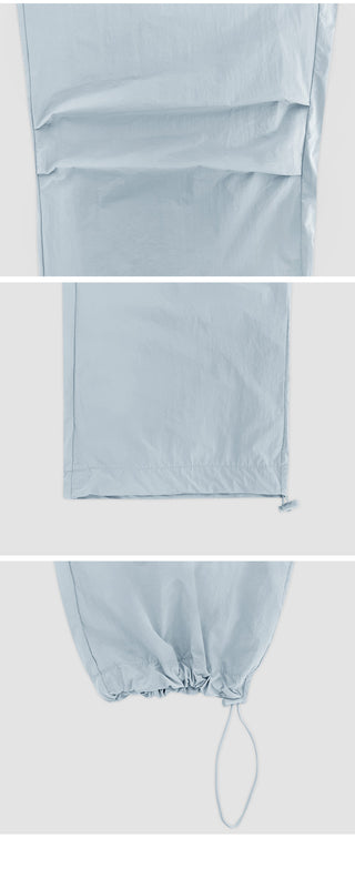 Idof Banding Parachute String Two Way Wide Pants