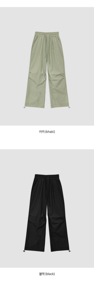 Idof Banding Parachute String Two Way Wide Pants