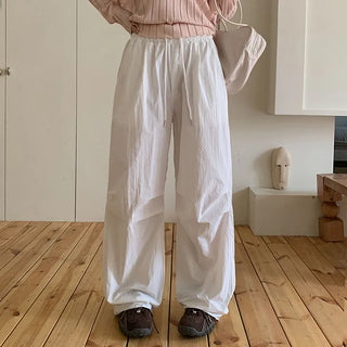 Idof Banding Parachute String Two Way Wide Pants