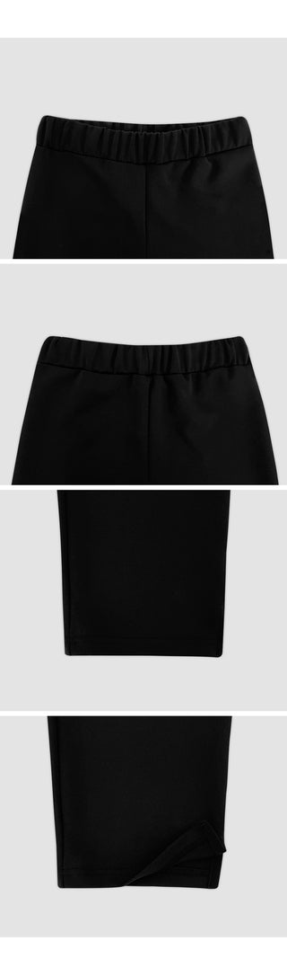 Centobi Elastic Waist Length Spandex Biker Pants