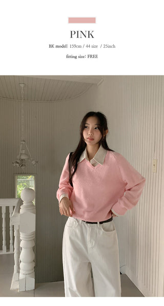 Herki Raglan V neck Long Sleeve Knit