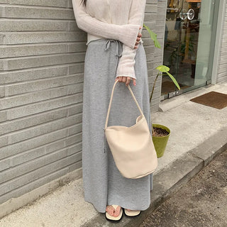 Onart String Flare Long Skirt