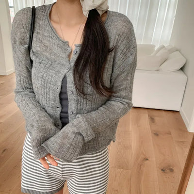 Kaibin Round See through Cardigan