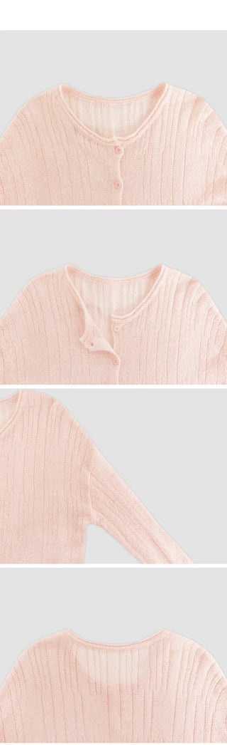 Kaibin Round See through Cardigan