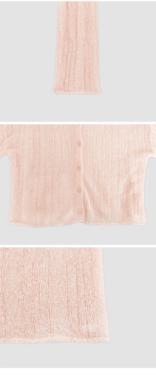 Kaibin Round See through Cardigan