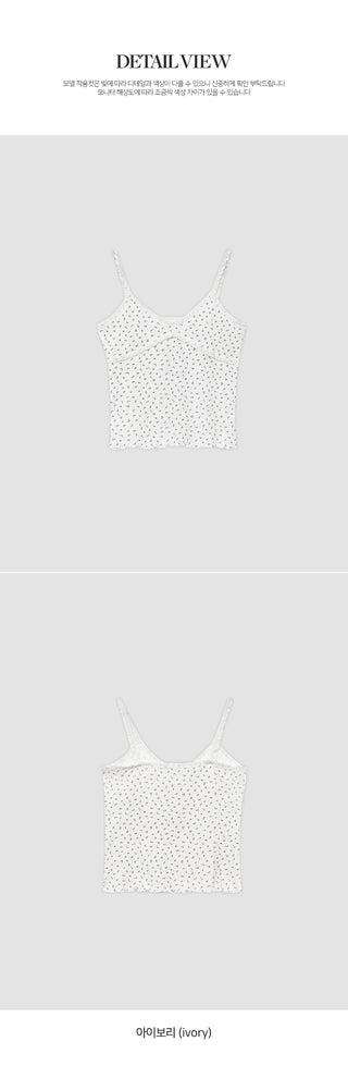 Henia Lace Flower Wave Sleeveless
