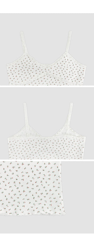 Henia Lace Flower Wave Sleeveless