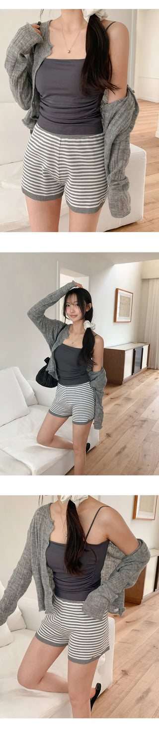 Leart Cap Shirred Strap Sleeveless