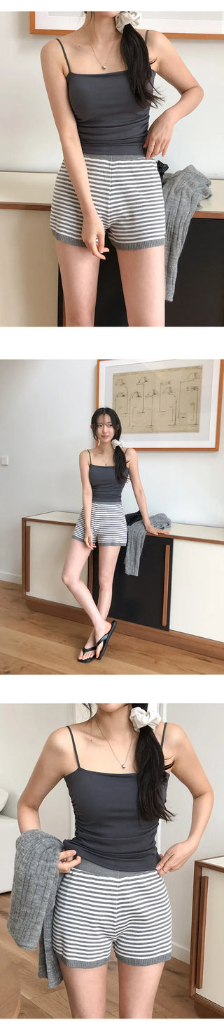 Leart Cap Shirred Strap Sleeveless