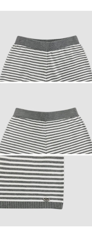 Adev Pendant Banding Knit Shorts