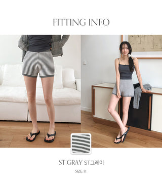 Adev Pendant Banding Knit Shorts