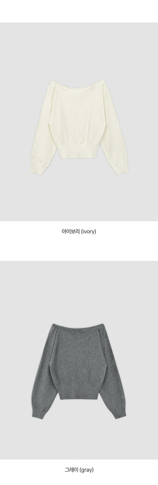 Luitel One Shoulder Viscose Loose Fit Long Sleeve Knit