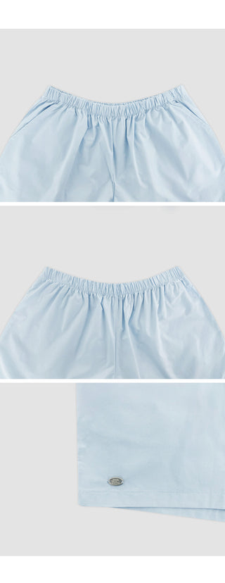 Divoire Pendant Elastic Waist Shorts