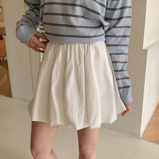 Lunark Banding Pumpkin Mini Skirt