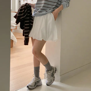 Lunark Banding Pumpkin Mini Skirt