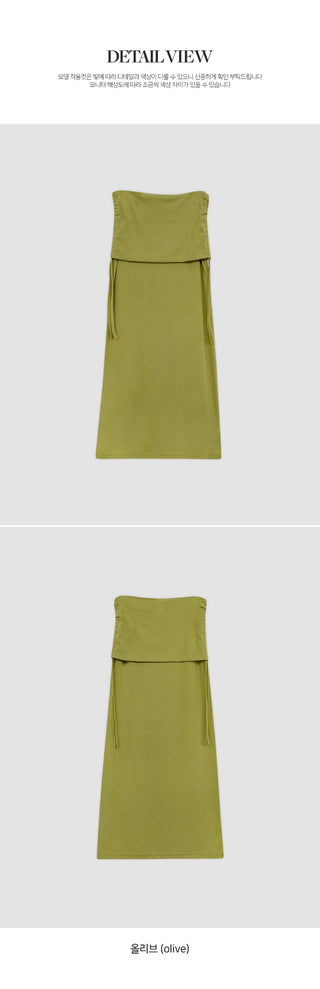 Dior Shirred String Layered Maxi Long Skirt