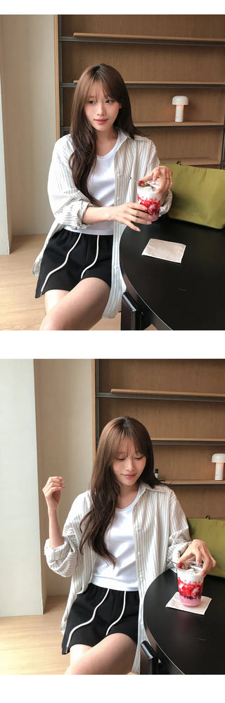 Atoven Elastic String Training Shorts