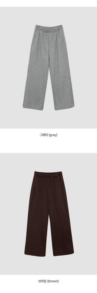 Spero Two Way Cut out Elastic Waist Wide Pants