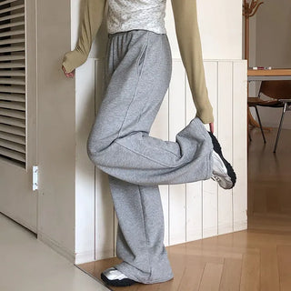 Spero Two Way Cut out Elastic Waist Wide Pants