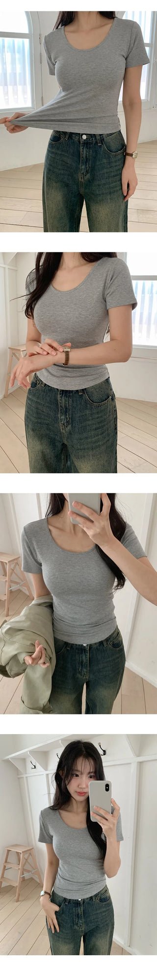 Arpe Crop Short Sleeve T shirt
