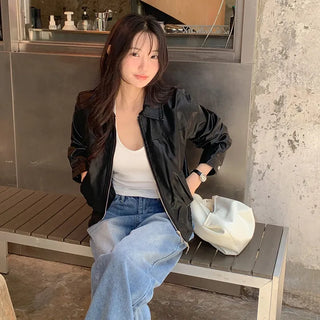 Bonheur Two Way Banding Leather Jacket