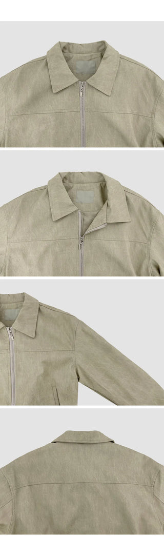 Bonheur Two Way Banding Leather Jacket