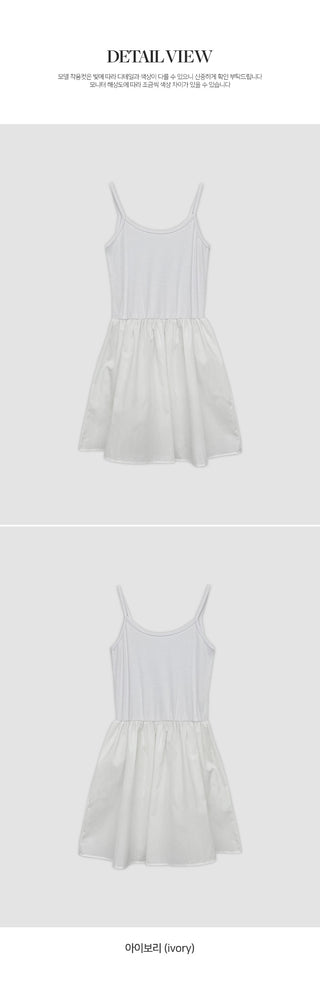 Apped Layered Sleeveless Flare Mini Dress