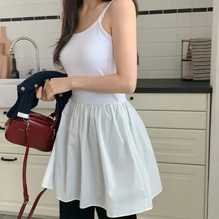 Apped Layered Sleeveless Flare Mini Dress