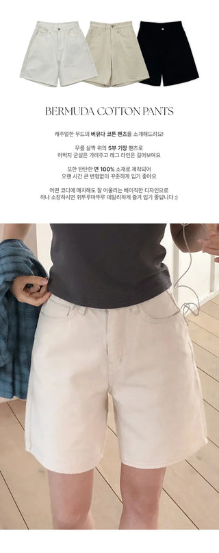 Obels Bermuda Cotton Pants