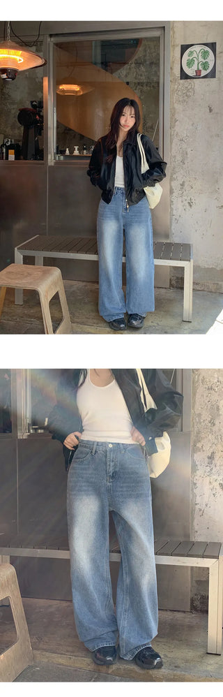 Kaet Hip Pocket Wide Denim Pants