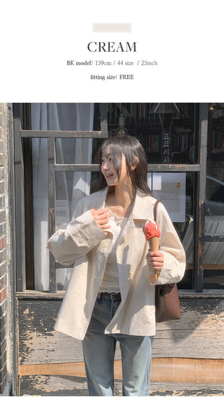 Lines Collared Half Trench Jacket