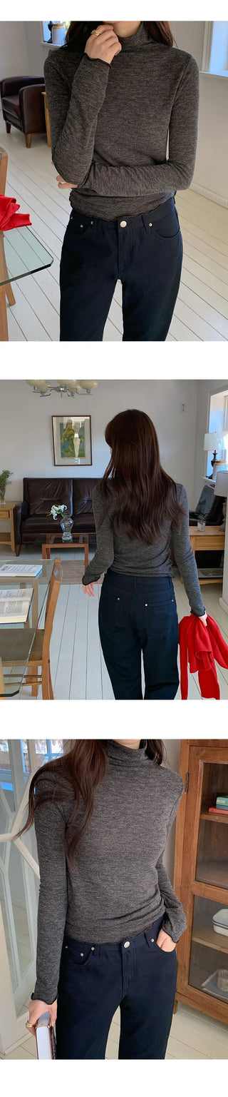 Reactive Heather Wave Turtleneck T shirt