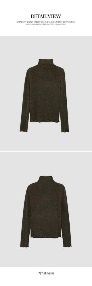 Reactive Heather Wave Turtleneck T shirt
