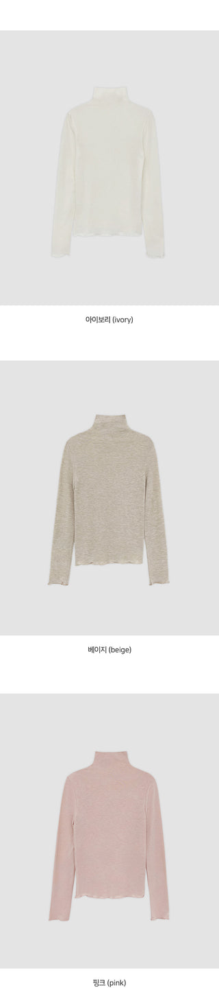 Reactive Heather Wave Turtleneck T shirt