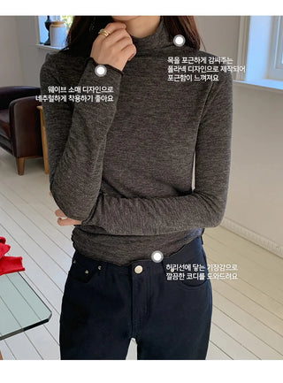 Reactive Heather Wave Turtleneck T shirt
