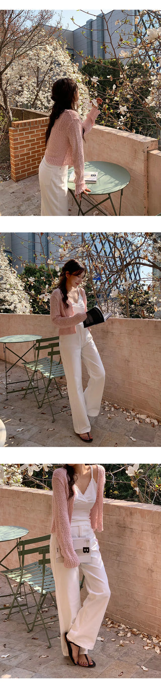 Klein Inner Elastic Waist Semi Wide Pants