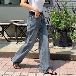 Klein Inner Elastic Waist Semi Wide Pants