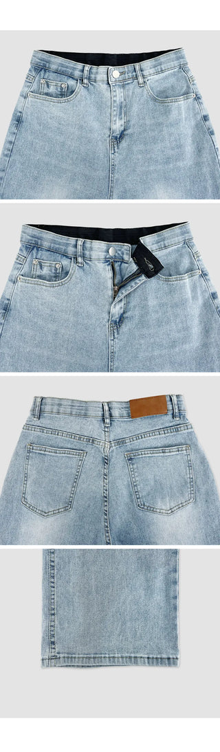 Klein Inner Elastic Waist Semi Wide Pants