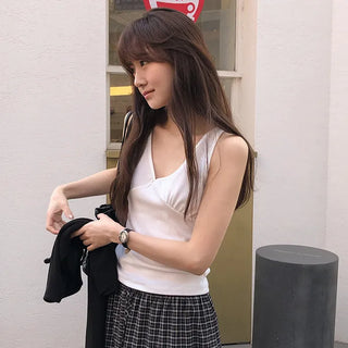 Danes Cutout V Neck Sleeveless