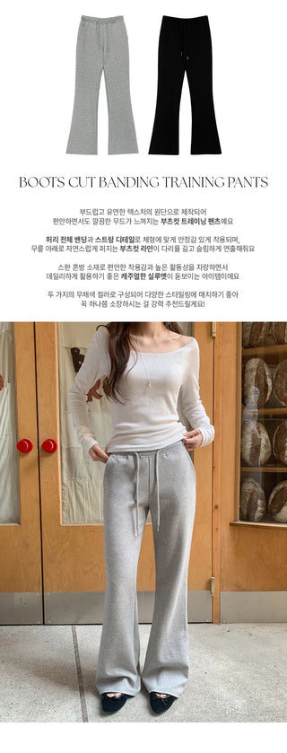 Foreon Bootcut Elastic Waist Training Pants
