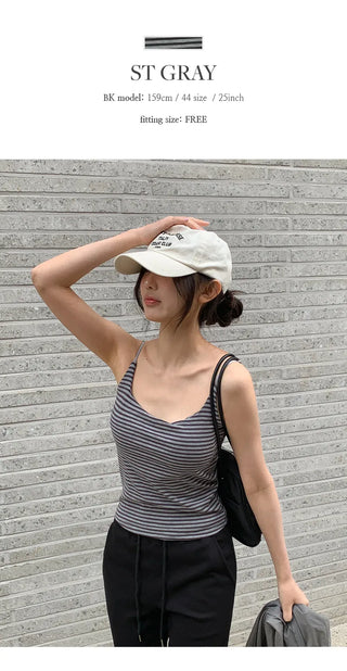 Audeze Square Neck Cap Sleeveless Top