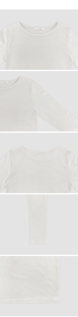 Tyrend Color Block Halter Neck Sleeveless Long Sleeve T shirt Layered Set