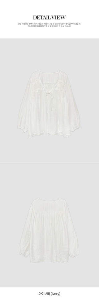 Kiaron Double String Loose Fit Blouse