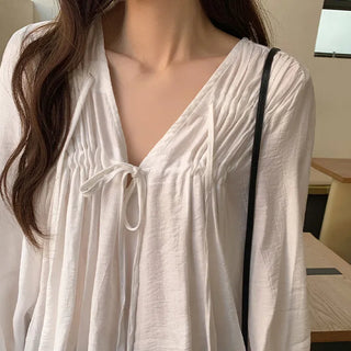 Kiaron Double String Loose Fit Blouse