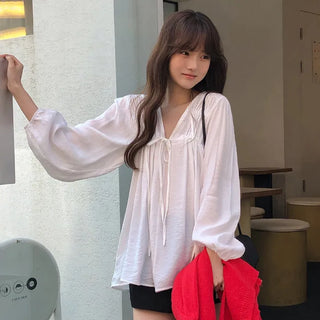 Kiaron Double String Loose Fit Blouse