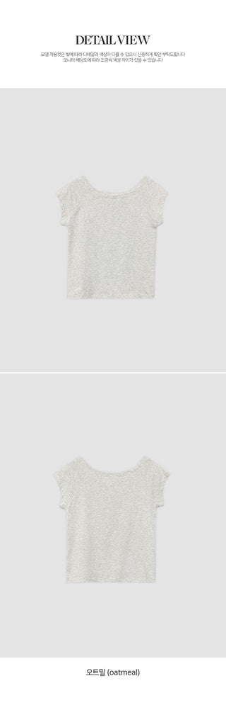 Sverr Raglan Cap Sleeve Short T shirt