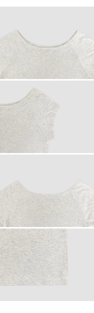 Sverr Raglan Cap Sleeve Short T shirt